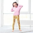 thumbnail image 5 of Girl's Legging Full-Length Colorful Print Tights For Dance Gym Everyday Wear Giraffe Stripes, 5 of 8