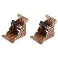 thumbnail image 2 of jifeng 2Pcs Self Lock Hinge Lock Extension Support Accessories Easy to Install Table Leg Hinge Folding Bracket for Worktables Chairs Color zinc, 2 of 9