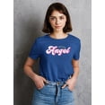 thumbnail image 2 of Angel Pink Lettering T-Shirt Women -Image by Shutterstock, Female Small, 2 of 4