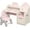Pink, variant on UNICOO® Kids 3 in 1 Multifunctional Desk, Kids Activity Table, Children Height Adjustable Learning Desk, Toddler Drawing Table Art Table with Chair Set (QB-002-BL Blue)