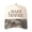 Beige camouflage, variant on MAKE heaven CROWDED Letter Embroidered Color Block Trucker Hat Unisex Adjustable Cotton Breathable Fashion Cap for Travel Daily Wear