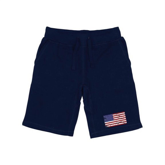 Graphic Shorts, US Flag 2, Navy, XL