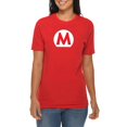 thumbnail image 3 of Oversized Mario World Characters Graphic Design Deluxe Jersey T-Shirt - Red XL, 3 of 4