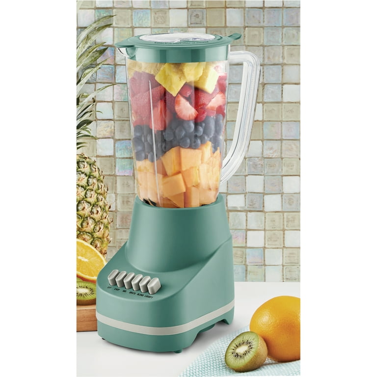 Mainstays 6-Speed Blender with 48 oz Jar and 500W Motor, Sage