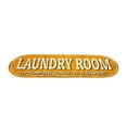 thumbnail image 4 of YAOMOBB Low Profile Laundry Mat Water Absorbent Floor Mat Laundry Room Letter Printed Non Slip Stain Resistant Bathroom Carpet, 4 of 5