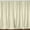 Ivory, variant on Solid Poplin Window Curtain or Photography Backdrop 58" Wide White