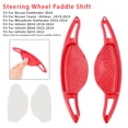 thumbnail image 2 of Carbon Look Steering Wheel Paddle Shifter Extension For Nissan Mitsubishi, 2 of 13