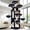 Dark Gray, variant on Globlazer 80'' Multi-Level Large Cat Tree Tower for Large Cats with 2 Condos, 2 Hammocks, 3 Perches & Sisal Scratching Posts, Dark Grey