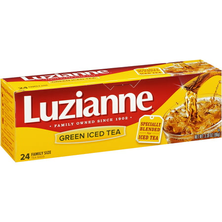 Luzianne Vert Thé glacé sachets de thé, 24 comte, 3,39 oz