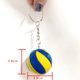 thumbnail image 3 of adames lindo llavero de voleibol deporte llavero pvc cuero voleibol moda coche llavero mini voleibol voleibol colgante llavero bola juguete para hombres mujeres bola titular de la llave anillo, 3 of 4