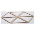 thumbnail image 4 of Ekena Millwork 23 3/8"W x 27 "H x 1/4"T Large Pendleton Decorative Fretwork Wood Wall Panels, Birch, 4 of 18