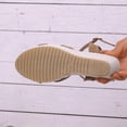 thumbnail image 3 of Xucatan Women's Wedge Heel Sandals, Woven Rope Peep Toe Platform Shoes, Ankle Strap Summer Dressy Footwear, Versatile Spring Casual Style Gift, 3 of 9