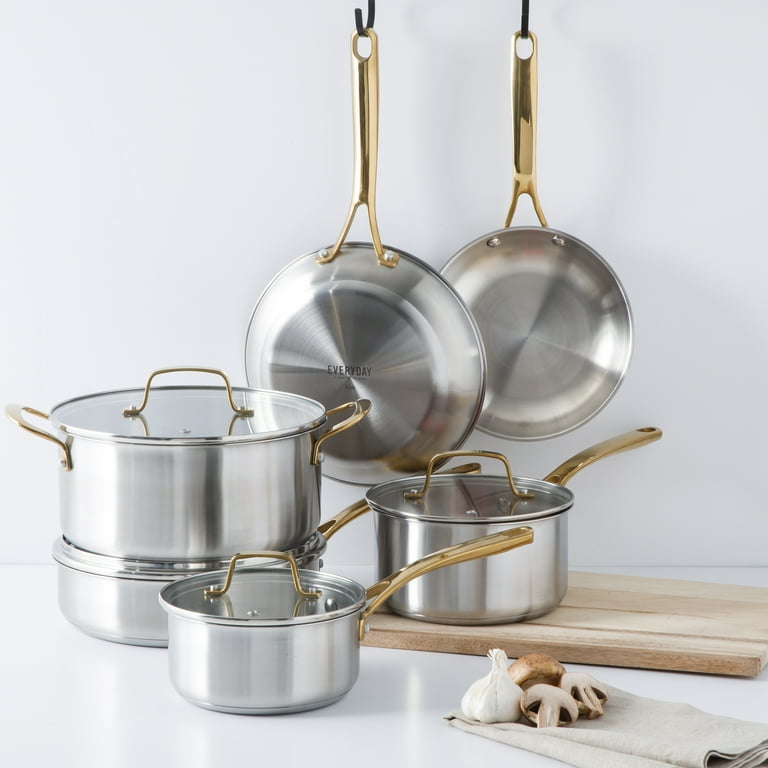 Martha Stewart Everyday Midvale 10-Piece Stainless Steel Set photo 2