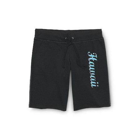 No Boundaries - Juniors Graphic Athletic Bermuda Shorts