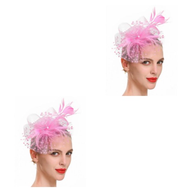 Minnieouse Tocado de boda con flor para el pelo, mano de obra exquisita, estilo Retro, fiesta, compromiso, malla, Clip, colgante para la cabeza Type7 NO7