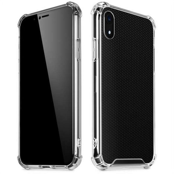 Skinit Textures Black Hex iPhone XR Clear Case