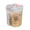 B, variant on Fnochy Airtight Cereal Dispenser Storage Containers, Flip-Top Lid BPA Free, Transparent Plastic Containers For Cereal, Rice, Snack, Dry Dried Food and Pantry Organization 3 Spaces