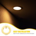 thumbnail image 3 of HOOWIFFY Outdoor Recessed Lighting Lamp Housing Iron Square Perfect For Residential Lighting 1Pcs, 3 of 6