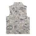 thumbnail image 5 of Garronmavis Gray Camo Hunting Kids Zip Up Vest 11-12 Stylish Boys Sleeveless Vests Wind Proof Zipper Winter Sleeveless Jacket with Pockets Comfortable Warm Winter Coat with Pocket, 5 of 7