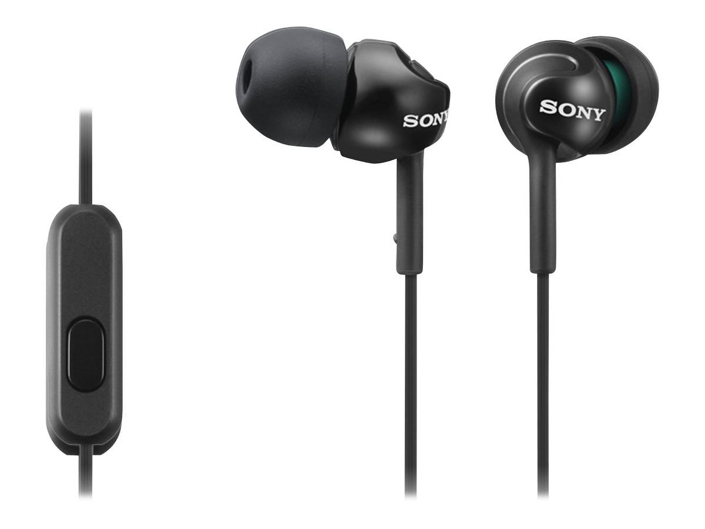 Sony MDR-EX110AP Monitor Headphones for Android Devices (Black) - image 4 of 6
