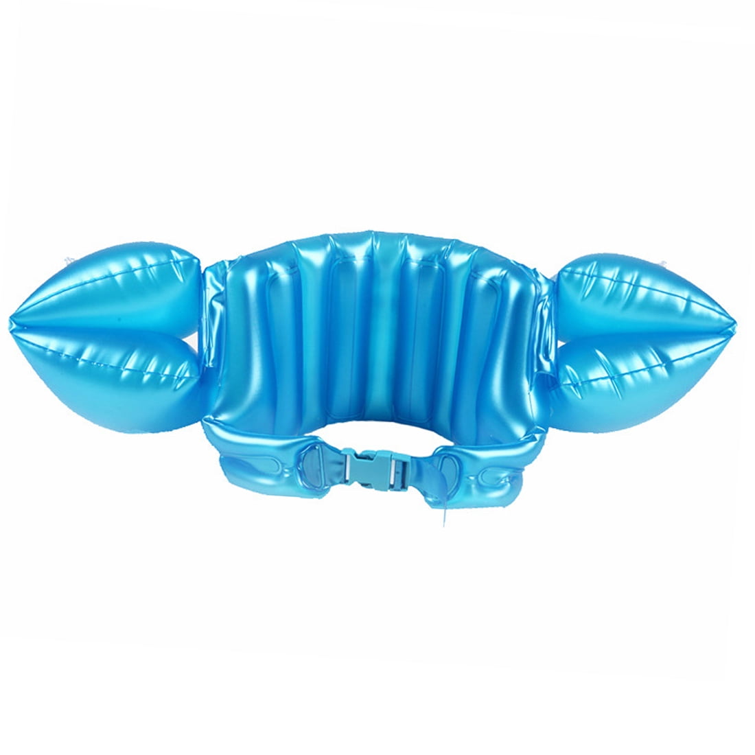 Children Inflatable Belt Water Sleeves PVC Swimming Ring Life Jacket Arm Circle Combination Blue L by