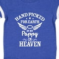 thumbnail image 4 of Inktastic Handpicked for Earth by My Pappy in Heaven with Angel Wings Boys or Girls Baby Bodysuit, 4 of 5