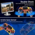 thumbnail image 6 of Wireless Controller Compatible with P4/P4 Slim/P4 Pro/Windows PC, Graffiti, 6 of 7