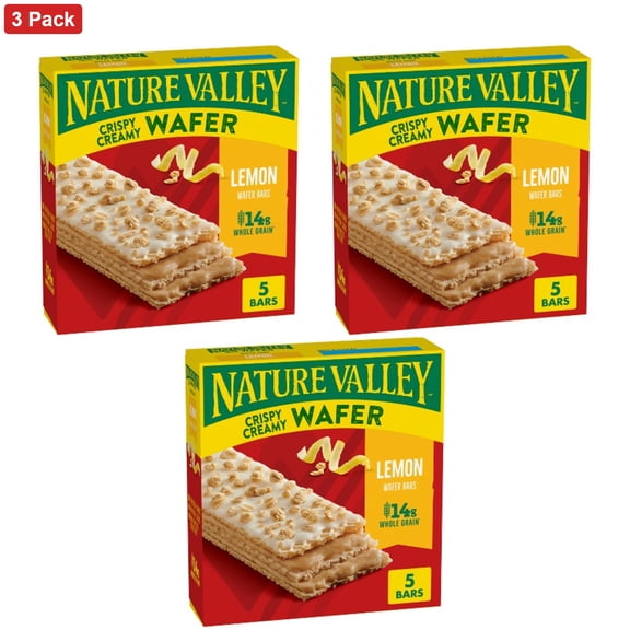 Nature Valley Wafer Lemon Fruit Bars - 5ct