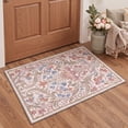 thumbnail image 3 of GENIMO 8'x10' Rug for Living Room, Large Machine Washable Non Slip Low Pile Area Rug for Bedroom Dining Room, Soft Modern Art, OCHRE PETAL, 3 of 5