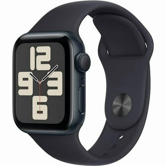 Restored Apple Watch SE 2nd Generation 40mm GPS -Midnight Aluminum Case -Midnight Sport Band (2022) (Refurbished)