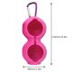 thumbnail image 4 of Jacenvly - Juego de 2 portapelotas de golf de silicona (liquidación para el Día de la Madre) - Portapelotas de golf suaves y protectores para 2 pelotas con mosquetón, 4 of 5