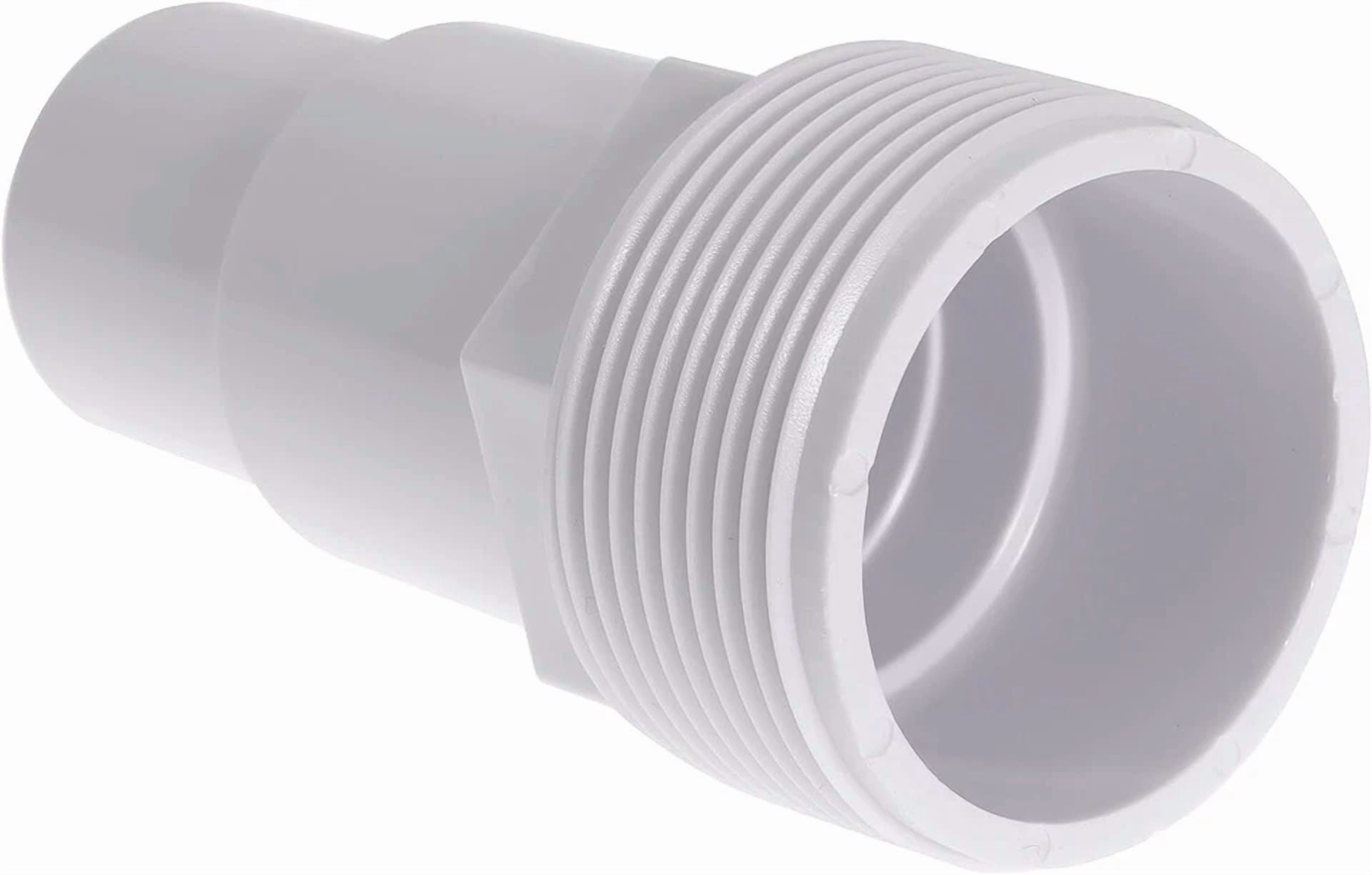 Pool Hose Adapter Fitting 1-1/4" X 1-1/2" Threaded Replaces Hayward Spx1091Z7