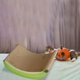 thumbnail image 3 of Cat Scratcher Pad Cat Cardboard Bed Interactive Play Toy Durable Cat Scratch Pad Green L, 3 of 8