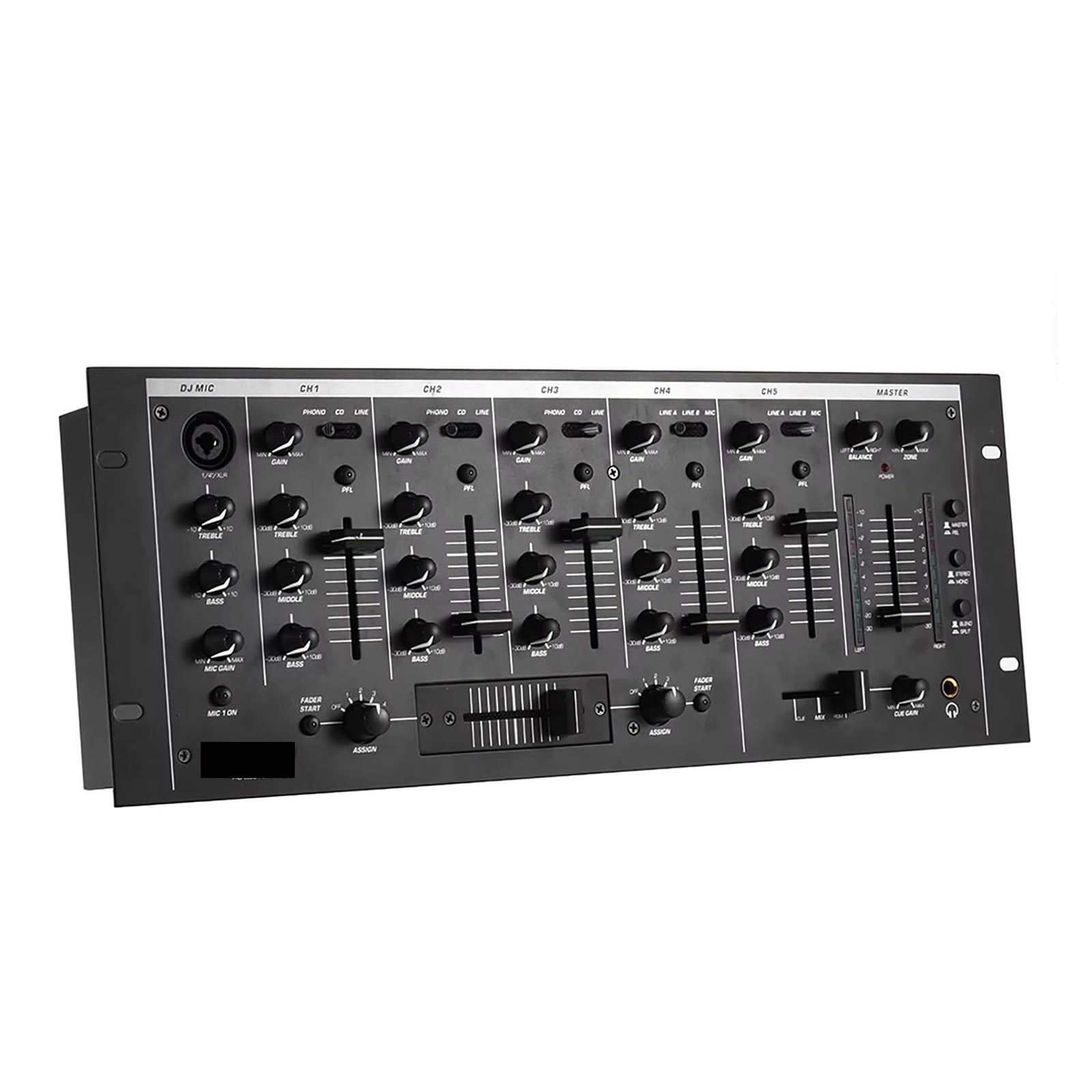 Professional Sound Mixer with Amplifier Integrated Sound Equalizer Mixing Console Dj Eequipment ,Bass & Treble Control