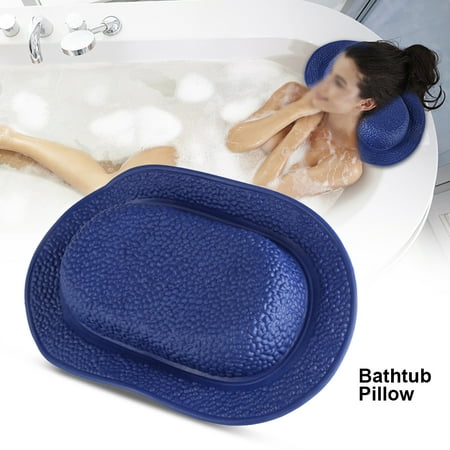 Eecoo Soft Comfortable Tpe Bath Pillow Bathtub Headrest With Foam