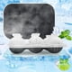 thumbnail image 5 of Molde de silicona de grado alimenticio para cubitos de hielo con tapa, 6 cavidades esféricas y angulares para hacer bolas de hielo de whisky, 52 mm de diámetro, 191 x 132 x 60 mm., 5 of 8