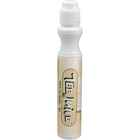 Broad Point Open Stock Jacquard Products TEEJUCBR-0015 Tee Juice Broad Point Fabric Marker Open Stock - Tan ()