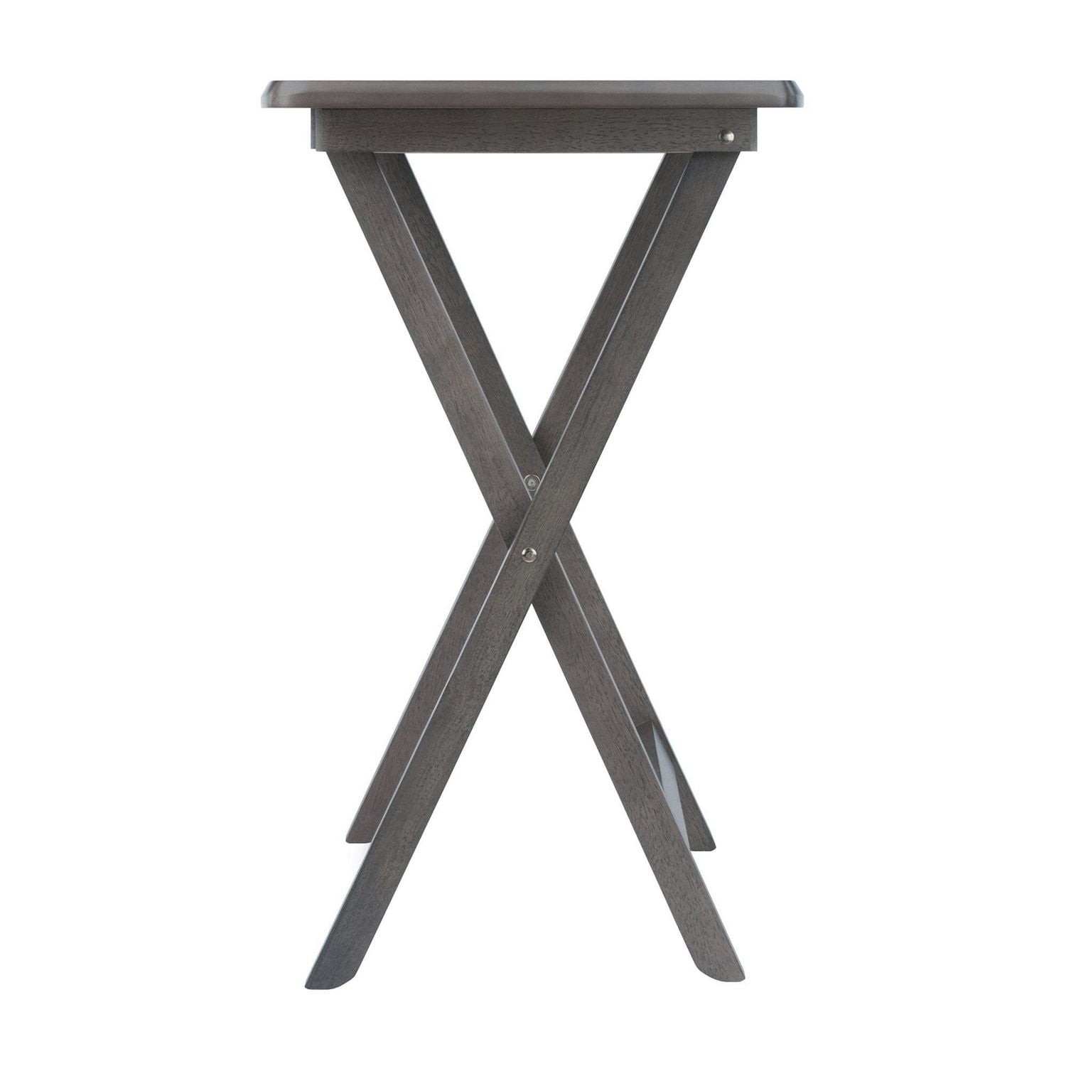 Winsome Dorian 5-Pc Snack Table Set, Oyster Gray