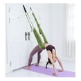 thumbnail image 1 of Correa para estirar las piernas, equipo de estiramiento con anclaje de puerta, entrenador de flexibilidad, asistencia para doblar la espalda para danza, yoga aéreo, ballet, 1 of 5