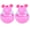 Pink, variant on BESTSKY 2026 New 2Pcs Interactive Cat Toy,Mouse Head Appearance Kitten Toys,Stimulate Cat Hunting Instinct Interactive Cat Toys for Indoor Cats,White