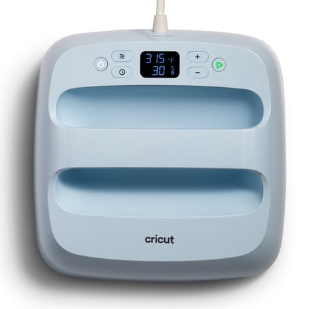 Cricut EasyPress 3 - 9 in x 9 in - Bluetooth-Enabled Handheld Heat Press Machine, Blue