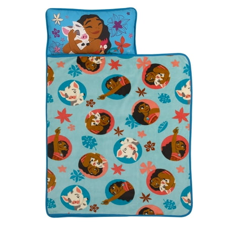 Disney Moana Free as the Ocean Aqua Toddler Nap Mat