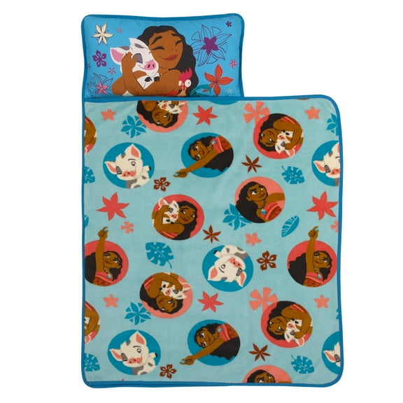 Disney Moana Free as the Ocean Aqua Toddler Nap Mat