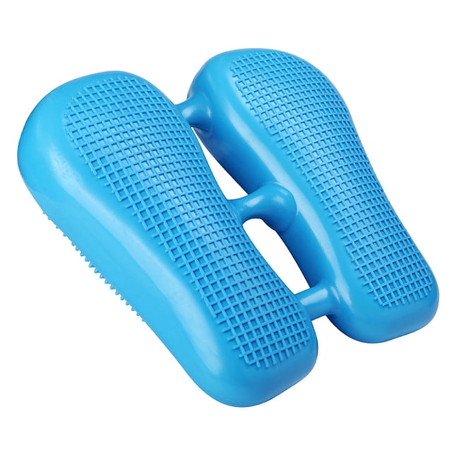 Portátil doble cara inflable mini paso a paso de la pierna interior de la pierna de yoga estufa de ejercicios máquina de ejercicios gimnasio gimnasio herramienta azul Guardurnaity CE011663-03