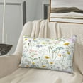 thumbnail image 5 of Naloa flower and leaf Pillowcase, Cool Pillowcase, Lightweight, Breathable, Skin Friendly Pillowcase, Hidden Zipper (No pillow core)-20"x30", 5 of 6