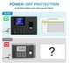 thumbnail image 3 of Fingerprint Clock Finger Scanning and PIN Punch in One, No Monthly Fee Deduction Lunch Time Editor Lacks Punch US Plug, 3 of 5