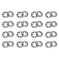 thumbnail image 3 of Unique Bargains 150 PCS Dent Interne Starlock Pousser Interne Rondelle de Verrouillage Écrous Poussoirs pour Arbre Non Fileté Rondelles Starlock (M5x12), 3 of 5