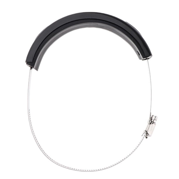 Abrazadera protectora contra choques para deslizador de tubo de escape para 530 negro