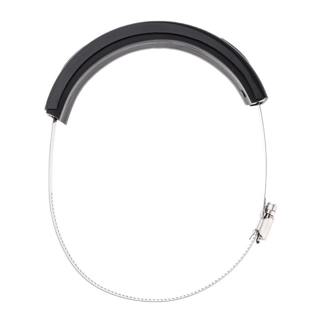 Soporte para Tubo de de Motocicleta, Clip de Sujeción, Soporte para Tubo de Silenciador, Adecuado para Diámetro 110mm-160mm - Negro shamjiam Anillo deslizante del marco de escape