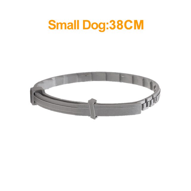 Collar repelente de mosquitos para prevención de garrapatas, desparasitante retráctil para perros y gatos, antipulgas, productos para mascotas, 8 meses,38cm, Fivean Collar antimosquitos para mascotas